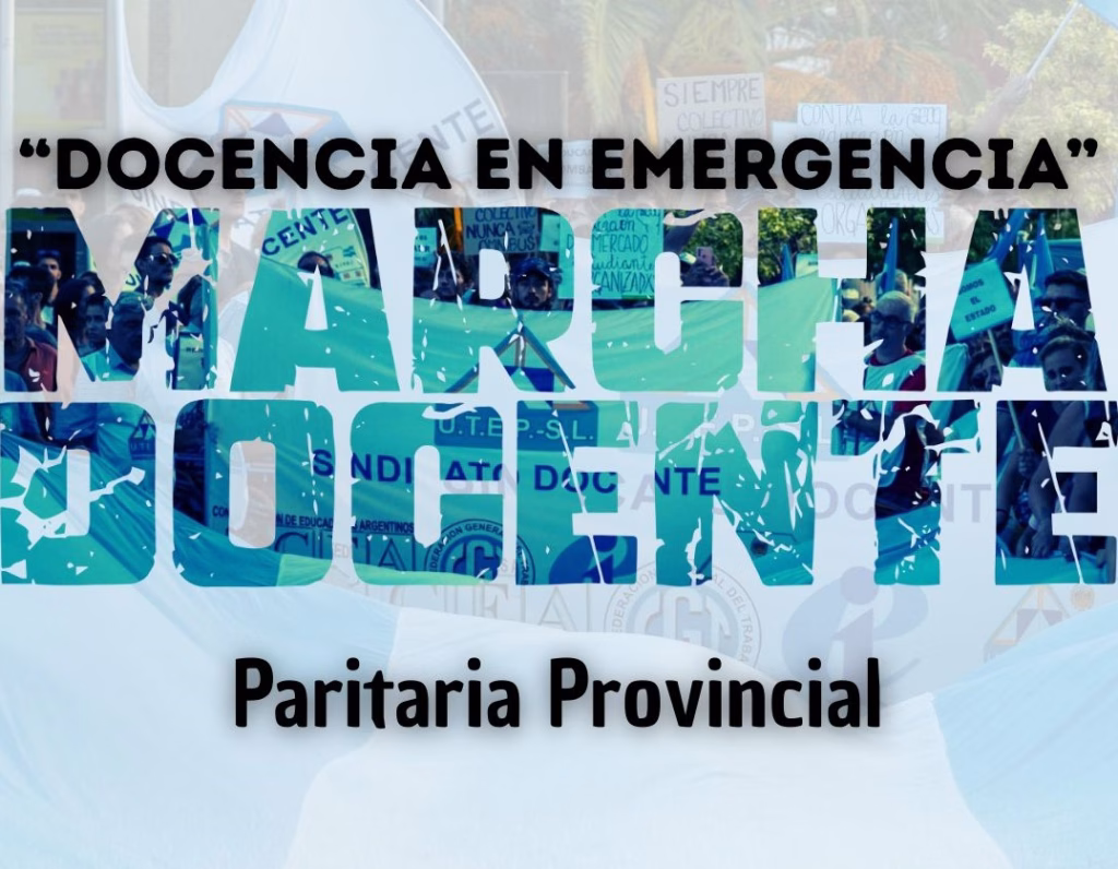Organizan una marcha de docentes afiliados a UTEP - imagen destacada