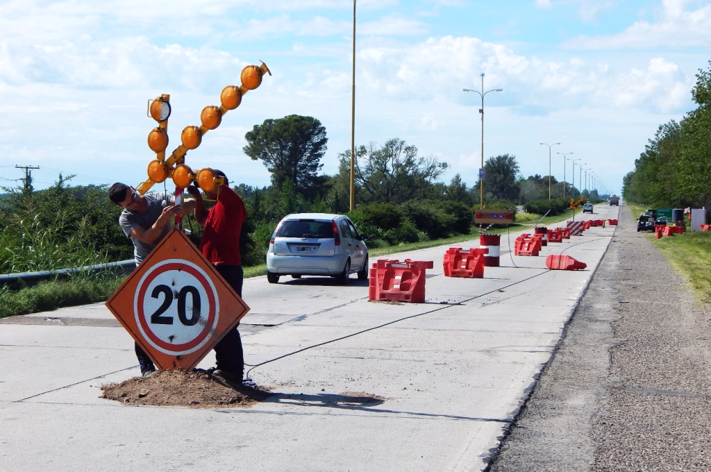 Continúan las reparaciones en la Autopista de las Serranías Puntanas - imagen destacada