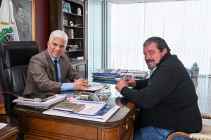 Poggi se reunió con el Presidente del Concejo Deliberante de Potrero de los Funes