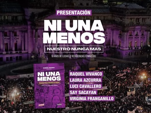 Presentaron el libro “Ni Una Menos – Nuestro Nunca Más. 10 años de luchas y resistencias feministas” - imagen destacada