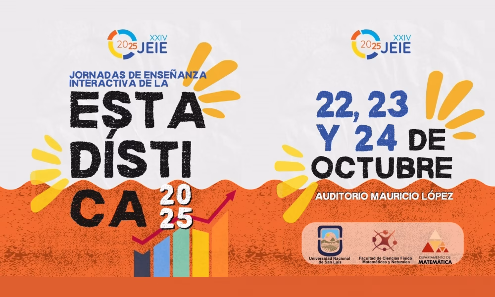 El Auditorio Mauricio López recibirá las Jornadas de Enseñanza Interactiva de la Estadística - imagen destacada