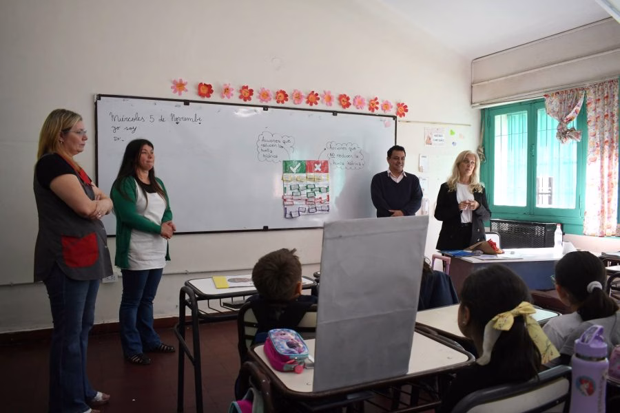 La escuela ‘Manuel Belgrano’ fue reconocida por fomentar el cuidado del agua