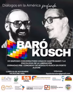 Realizarán el VII Simposio-Conversatorio “Ignacio Martín-Baró y la Psicología de la Liberación”