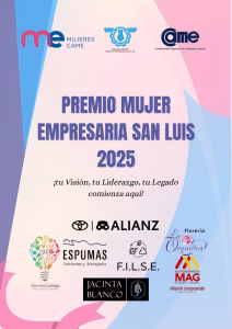 Entregarán el Premio a la Mujer Empresaria de la Provincia de San Luis 2025