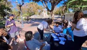 La UNSL concientiza sobre la diabetes en la Plaza Pringles