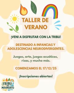 Se viene el primer taller para neurodivergentes