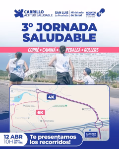 Organizan la 3° jornada saludable del Hospital Ramón Carrillo