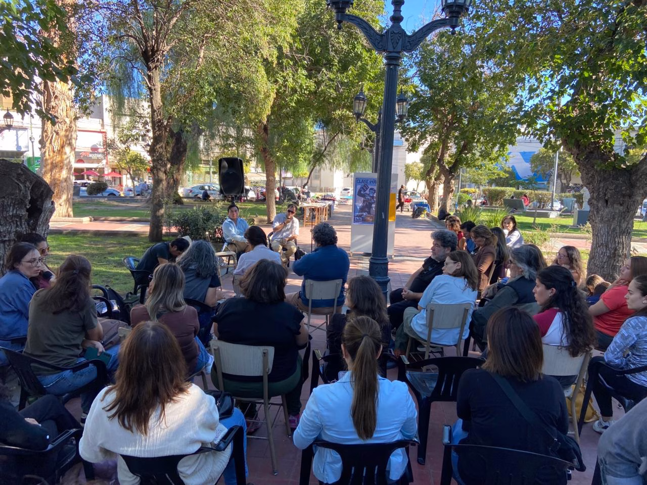 La UNSL se sumó a la jornada nacional “La Universidad no se apaga” en Plaza Pringles