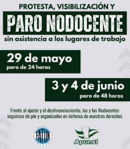 APUNSL confirmó paros por reclamos salariales y financiamiento universitario