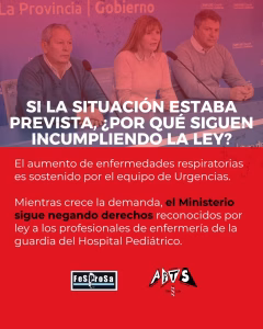 Enfermeros reclaman la reducción horaria prevista por ley