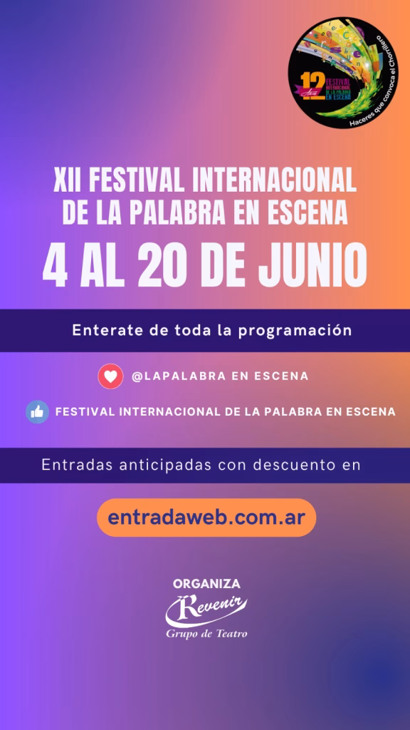 El Festival La Palabra en Escena comenzó con una amplia convocatoria y reunirá a 250 artistas - imagen destacada