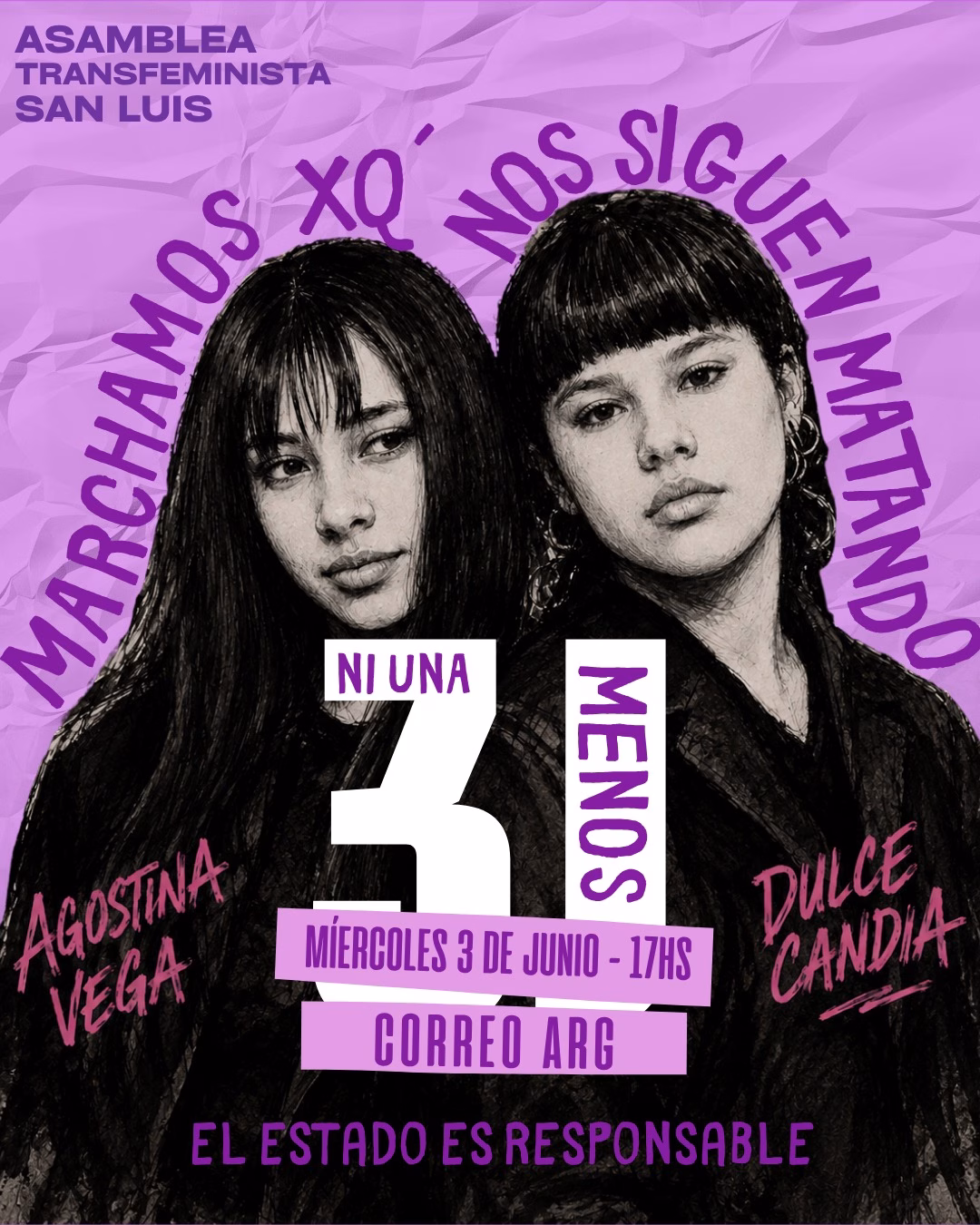 Convocan a marchar este 3 de junio contra los femicidios y la violencia de género