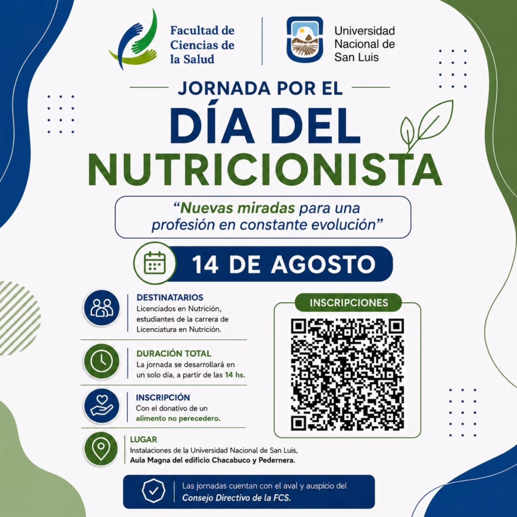 Convocan a profesionales y estudiantes a participar de la Jornada por el Día del Nutricionista - imagen destacada