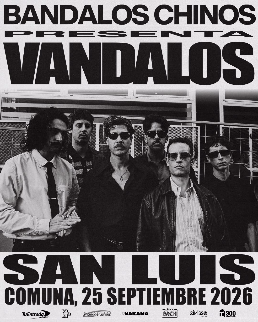 Bandalos Chinos llega a San Luis en septiembre