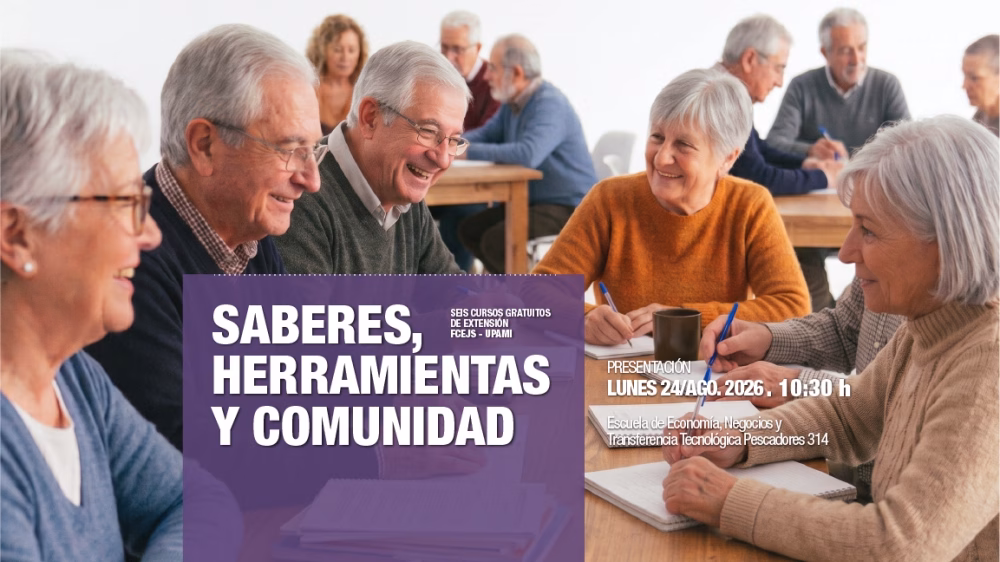 La UNSL ofrece seis propuestas gratuitas de formación para personas mayores - imagen destacada