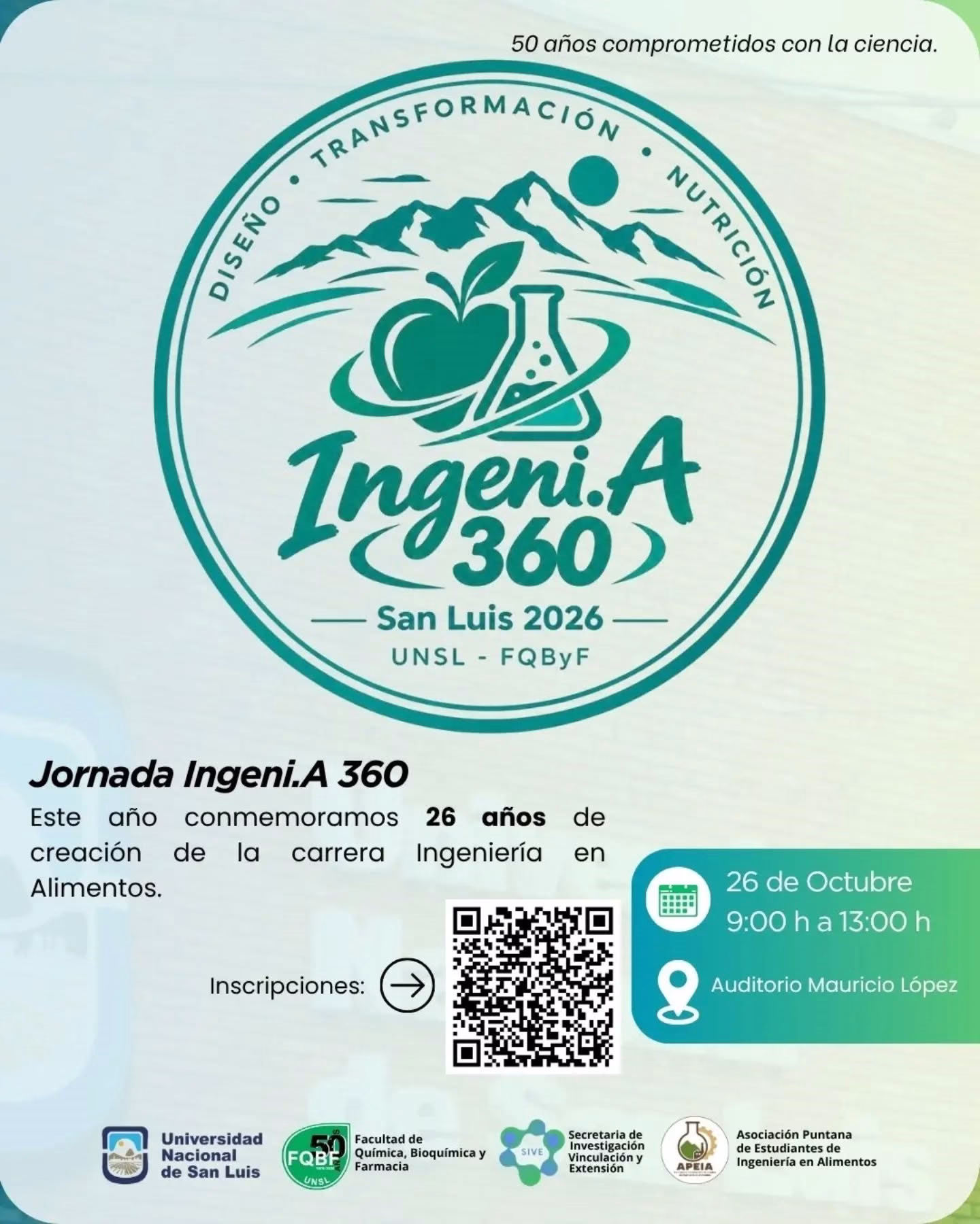 La Facultad de Química, Bioquímica y Farmacia realiza la jornada Ingeni.A 360