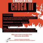 Realizarán el Encuentro Choca III para visibilizar las violencias de género